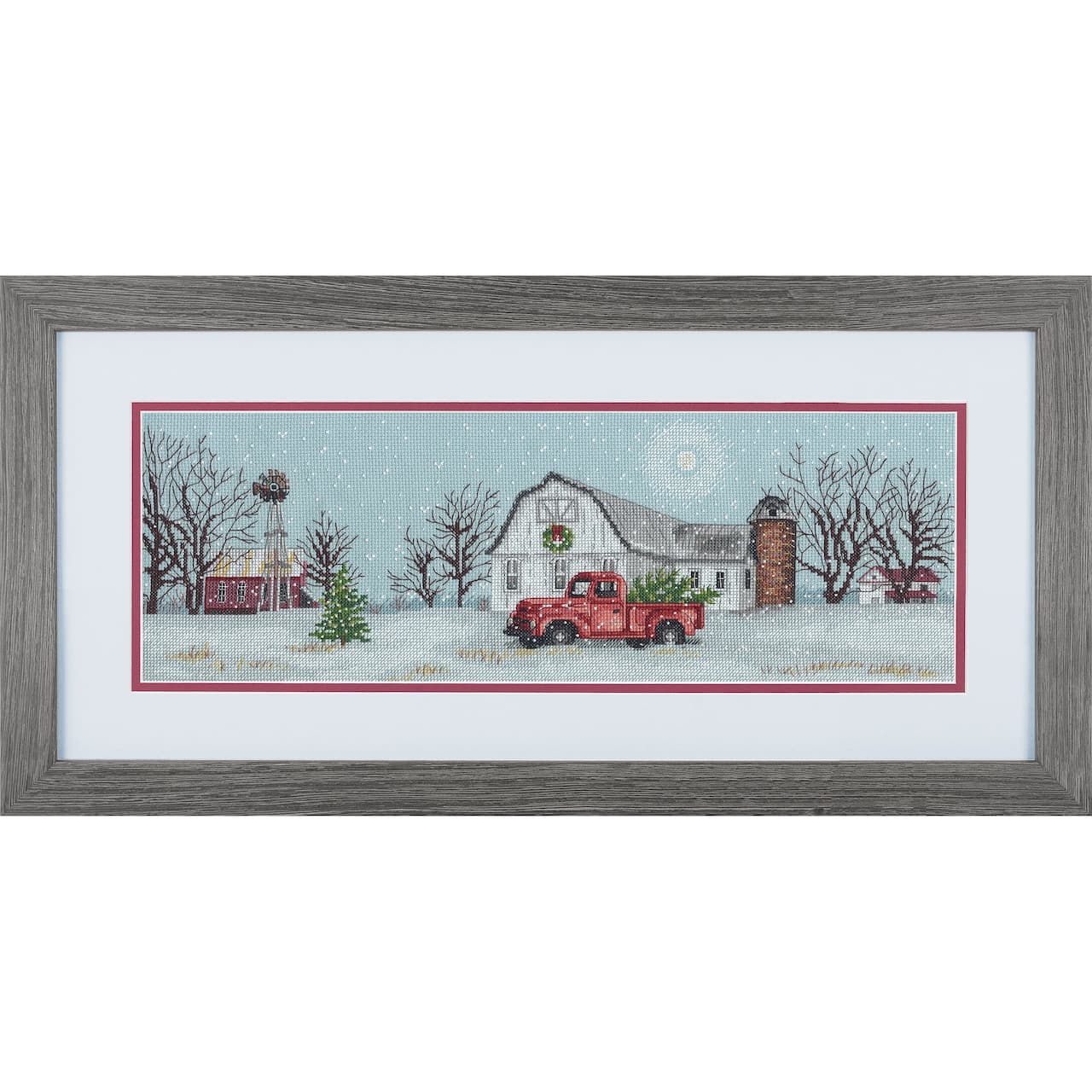 Dimensions&#xAE; Winter Farm Counted Cross Stitch Kit